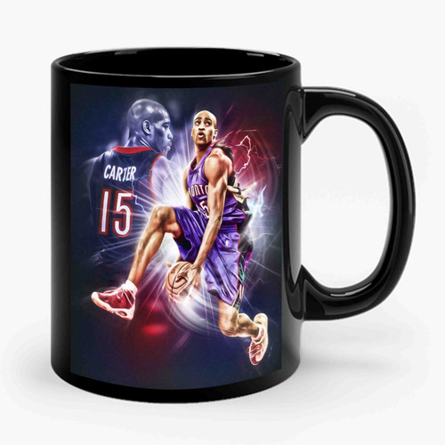 vince carter 1 Vintage Retro Ceramic Mug