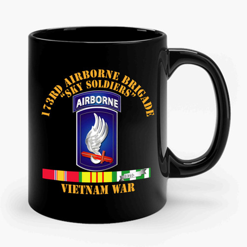 173rd Airborne Brigade W Vn Svc Ribbons Ceramic Mug