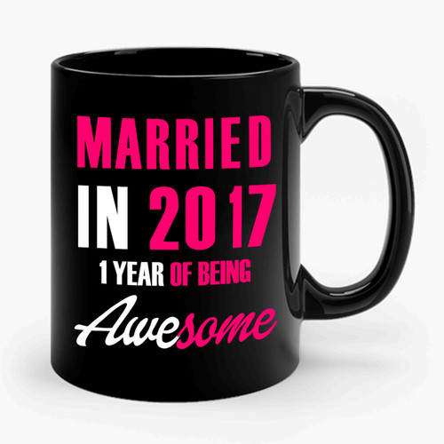 1st Year Anniversary Ceramic Mug