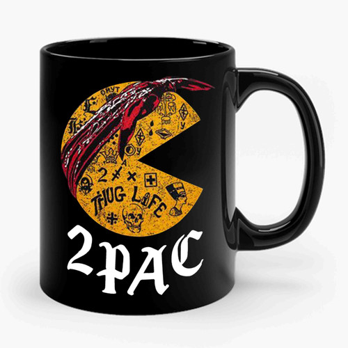 2pac Pac Man Funny Ceramic Mug
