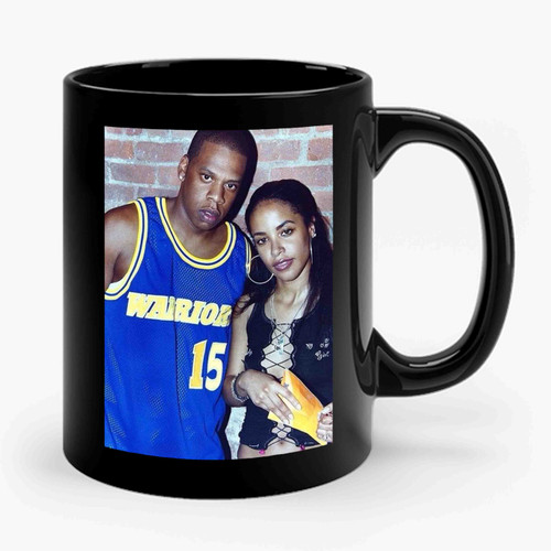 Aaliyah And Jay Z Rock The Boat Warriors Sprewell Beyonce Ceramic Mug