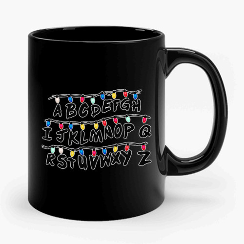 Alphabet Stranger Things Ceramic Mug