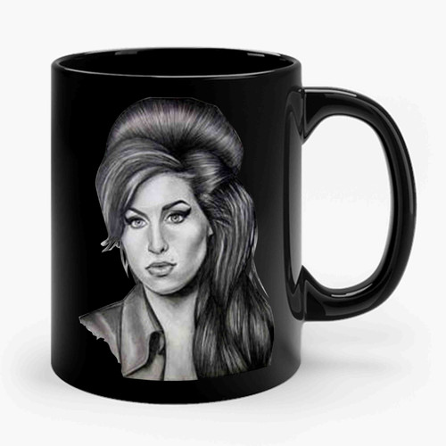 Amy Winehouse Drawing Ceramic Mug