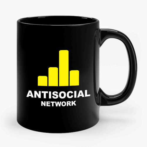 Anti Social Network Funny Ceramic Mug