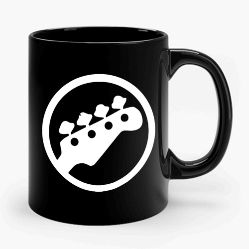 Bass Guitar Logo Ceramic Mug