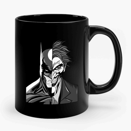 Batman And Joker Art Ceramic Mug