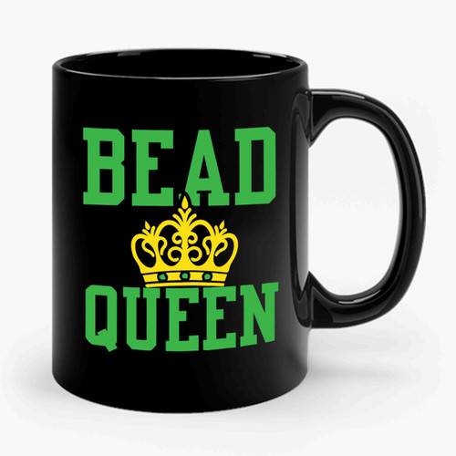 Bead Queen Mardi Gras Ceramic Mug