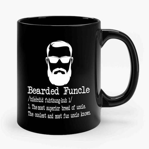 Bearded Funcle Funny Ceramic Mug
