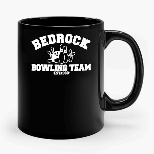 Bedrock Bowling Team Ceramic Mug