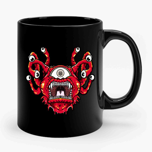 Beholder Dungeons And Dragons Monster Ceramic Mug