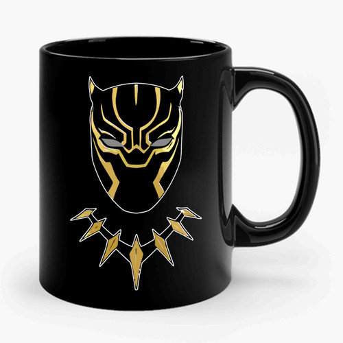 Black Panther Face King Wakanda Ceramic Mug