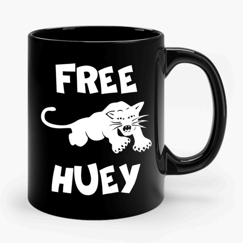 Black Panthers Huey P Newton Free Huey Ceramic Mug