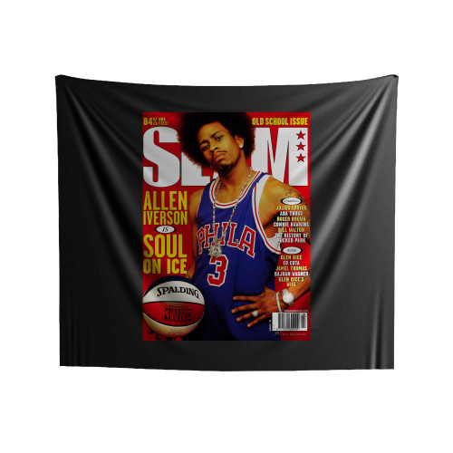 Allen Iverson Cover Classic Indoor Wall Tapestries