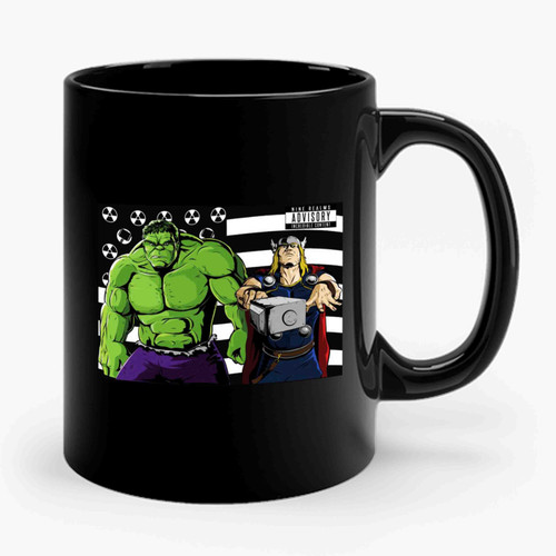 Bombs Over Asgard Ceramic Mug