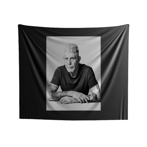 Anthony Bourdain Chef Cook Indoor Wall Tapestries