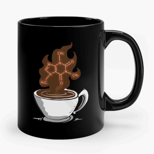 Caffeine Molecule Funny Science Chemistry Ceramic Mug
