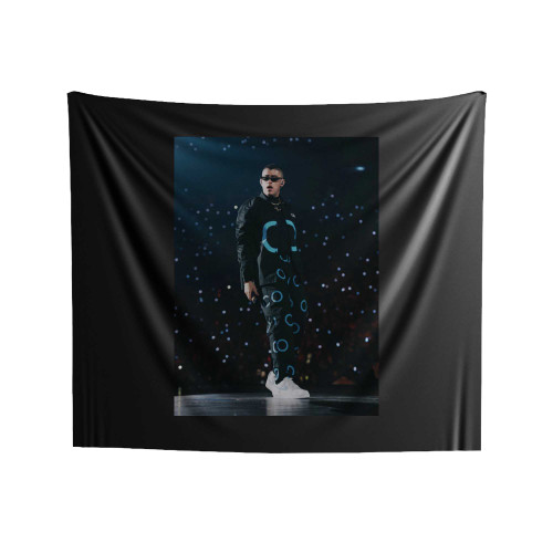 Bad Bunny Perform On Stage Indoor Wall Tapestries