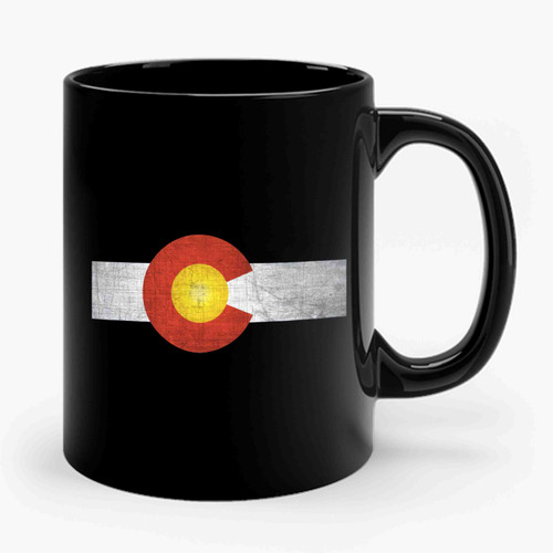 Colorado Flag Denver Country Pride State Rocky Mountains America Usa Ceramic Mug