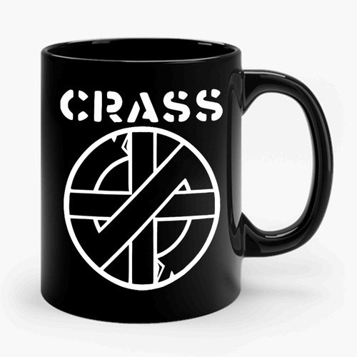 Crass Anarcho Punk Band Logo Ceramic Mug