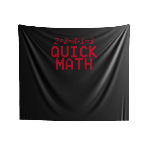 Big Shaq Quick Math Man's Not Hot Indoor Wall Tapestries