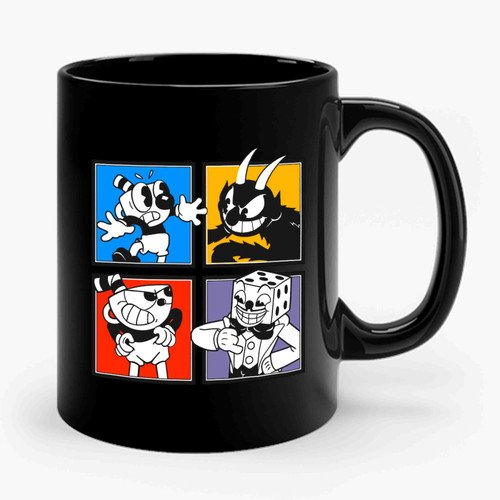 Cuphead Colors Mosaic Ceramic Mug