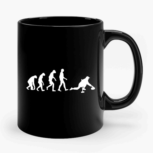 Curling Evolution Ceramic Mug