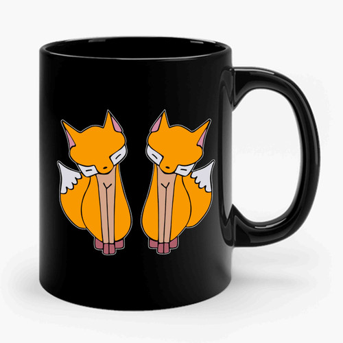 Cute Woodland Fox Ceramic Mug