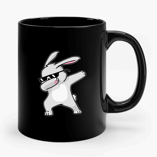 Dabbing Rabbit Funny Ceramic Mug