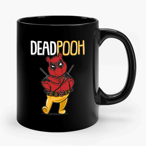 Deadpooh Comedy Deadpool Inspired Ceramic Mug