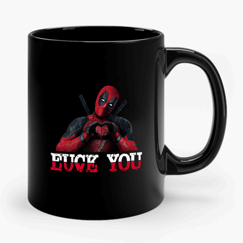 Deadpool Love You Comedy Superhero Ceramic Mug