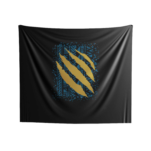 Black Panther Scratch Mark Indoor Wall Tapestries