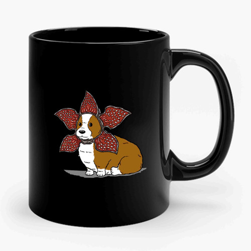 Democorgi Not Safe For Cats Demogorgon Corgi Ceramic Mug