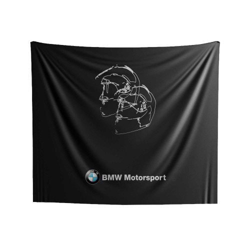 Bmw Lewis Hamilton Helmet Art Indoor Wall Tapestries