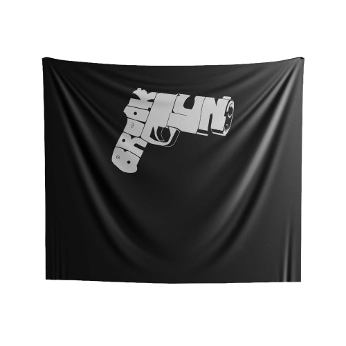 Brooklyn Gun Indoor Wall Tapestries