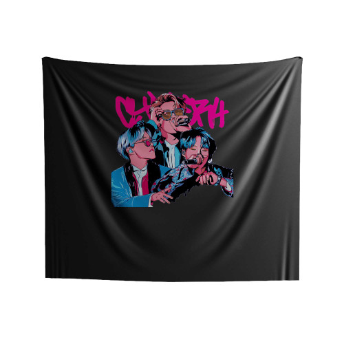 Bts Map Of The Soul 7 Cartoon Indoor Wall Tapestries
