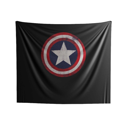Captain America Distressed Indoor Wall Tapestries