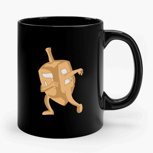 Dabbing Dreidel Funny Hanukkah Ceramic Mug