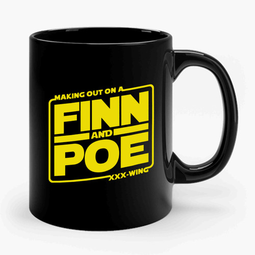 Finn And Poe Making Out On A Triple X-Wing Ceramic Mug