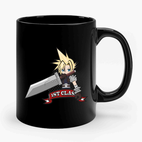 First Class Cloud Strife Final Fantasy Ceramic Mug