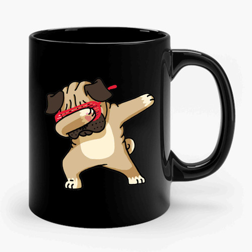 Dabbing Pug Cute Dog Funny Ceramic Mug