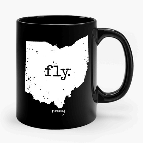 Fly Ohio Ceramic Mug