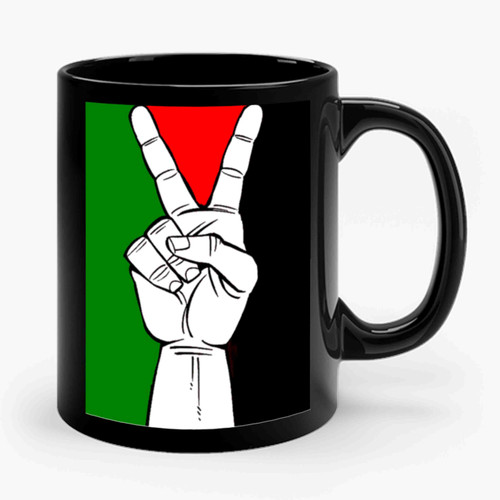 Free Palestine Gaza Conflict Political Ceramic Mug