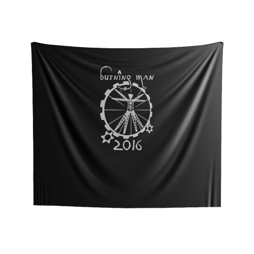 Completely Unofficial Unauthorized And Unsanctioned Burning Man 2016 Because Official Would Be Beyond The Point Davinci Gear Vitruvian Indoor Wall Tapestries
