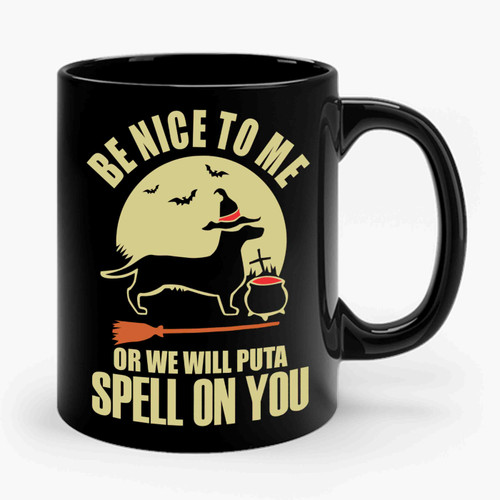 Dachshund Spell On You Halloween 2017 Ceramic Mug