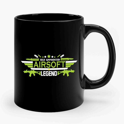 Funny Airsoft Legend Guns & Gear Ceramic Mug