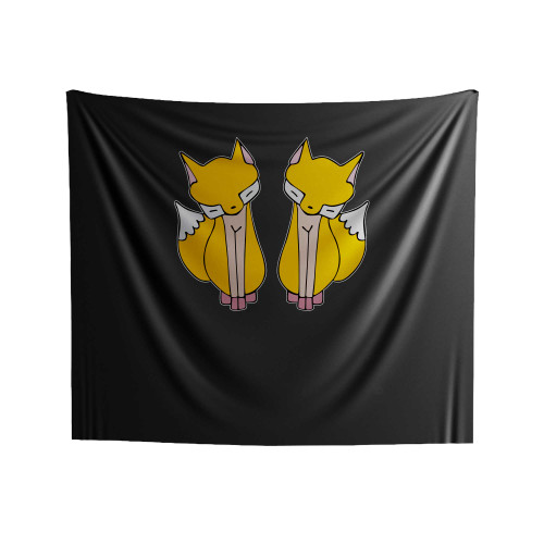 Cute Woodland Fox Indoor Wall Tapestries