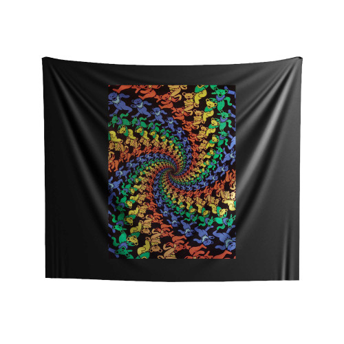 Dancing Bears Spiral Indoor Wall Tapestries