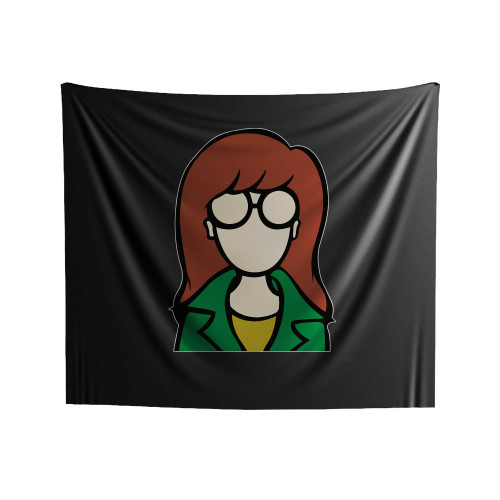 Daria Cartoon Popular Tv Series Inspired Graphic Indoor Wall Tapestries