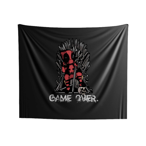 Deadpool Game Of Thrones Marvel Game Over Indoor Wall Tapestries