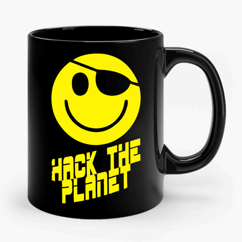 Hackers Movie Hack The Planet Ceramic Mug